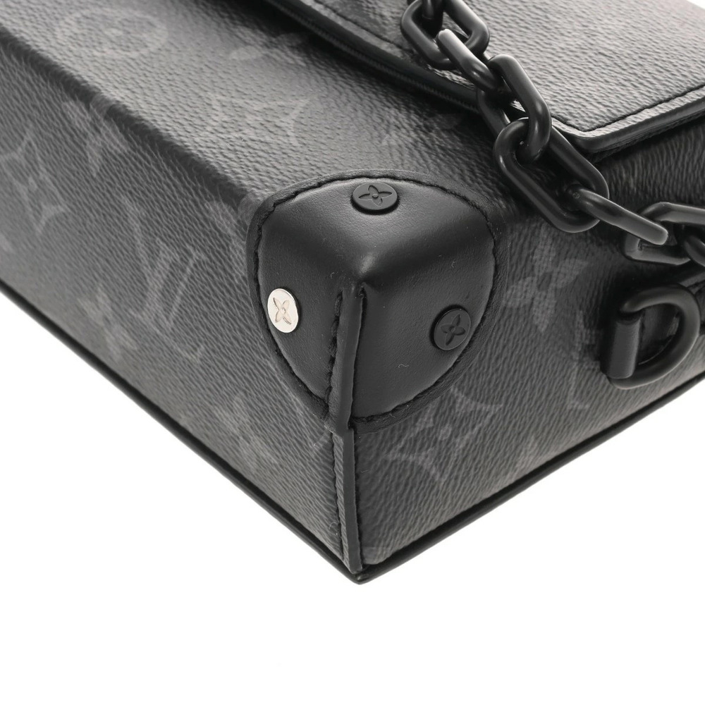LOUIS VUITTON Monogram Eclipse Black Steamer Wearable Wallet Black Canvas - Picture 7 of 10